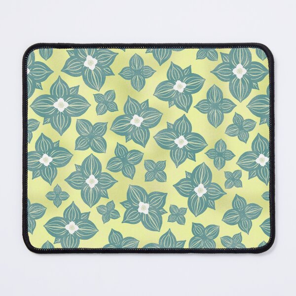 Item preview, Tossed Bunchberry Blossoms on Lemongrass designed and sold by Christine Philbrick.