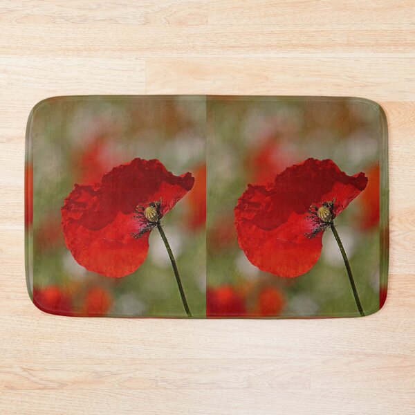 Aperçu de l'œuvre r3061/ " un Coquelicot, un coup de Vent le Décoiffe ! " par Okaio Créations Olavia - Olao créée et vendue par o.okaïo.