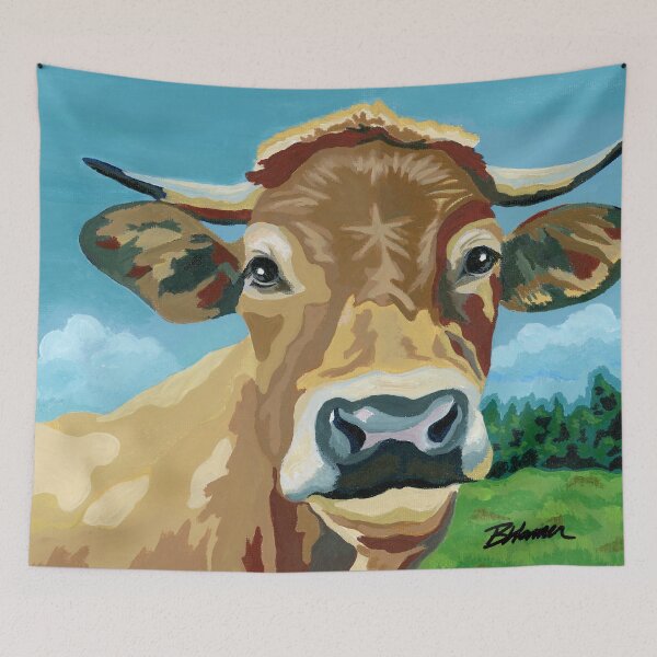 Item preview, Bessie the Cow designed and sold by BarbaraHamerArt.