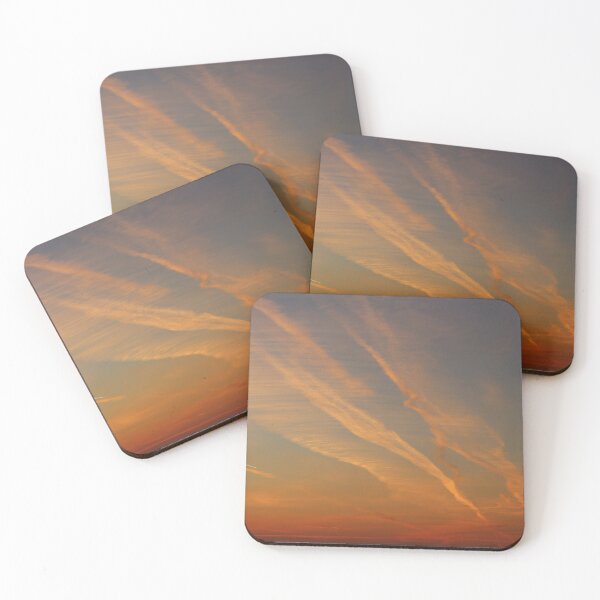 Item preview, aircraft trails in the sky designed and sold by mrivserg.