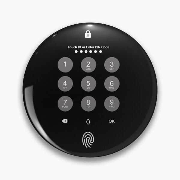 Item preview, Mobile phone keypad and finger print security design. designed and sold by Solotree.