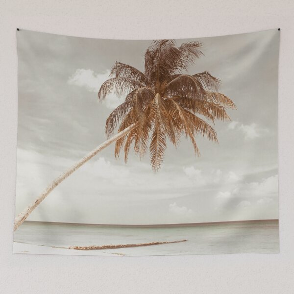 Item preview, Palm Tree on a Beach Neutral designed and sold by Interpret108.