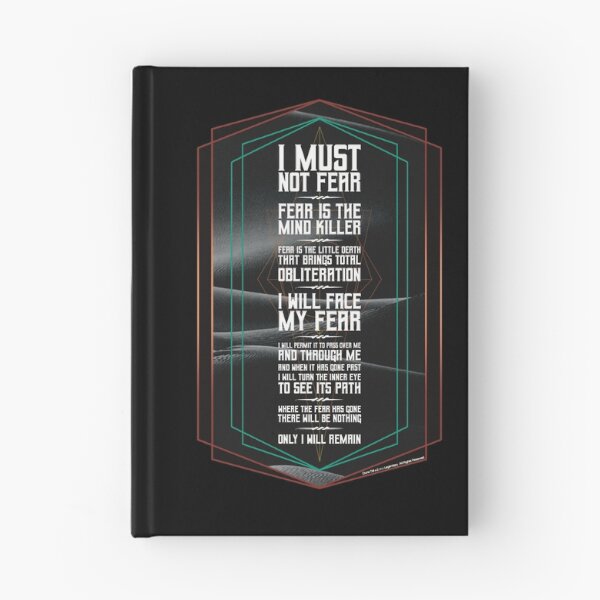 Item preview, Litany Against Fear (version 2)-Dune Movie-Atreides  designed and sold by YomeHayin.