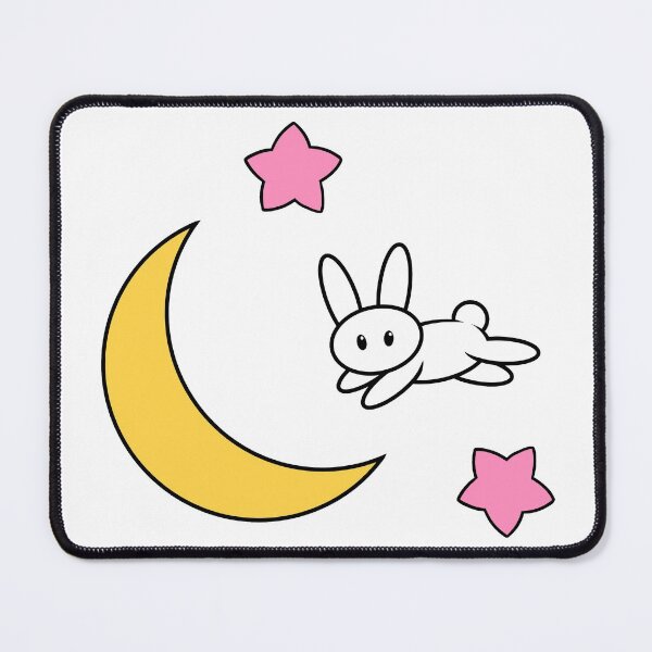 Item preview, Cute moon bunny and stars designed and sold by Mi-Kalmia.