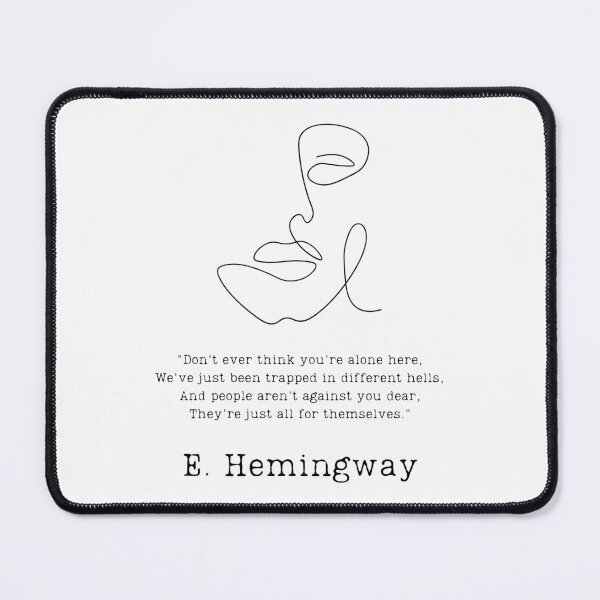 Item preview, "Don't ever think you're alone here" designed and sold by BookberryGarden.