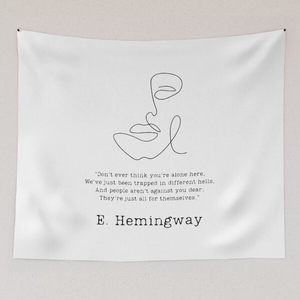 Item preview, "Don't ever think you're alone here" designed and sold by BookberryGarden.