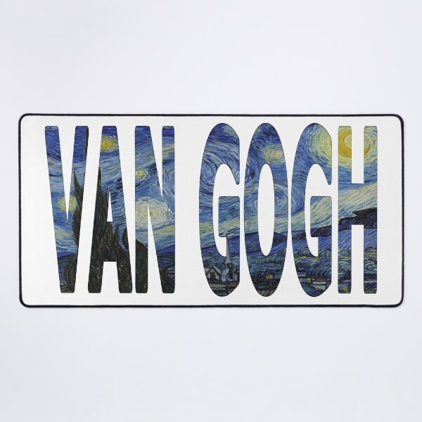 Item preview, Starry Night 1889 by Van Gogh - Framed Painting Inside Letters designed and sold by molamode.