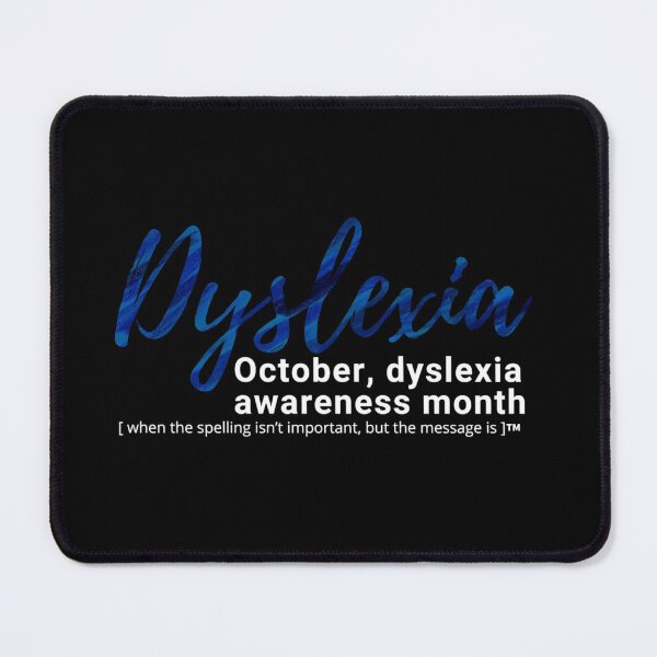 Item preview, October dyslexia awareness month designed and sold by Lillieoandco.