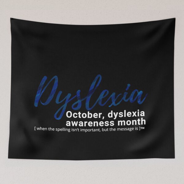 Item preview, October dyslexia awareness month designed and sold by Lillieoandco.