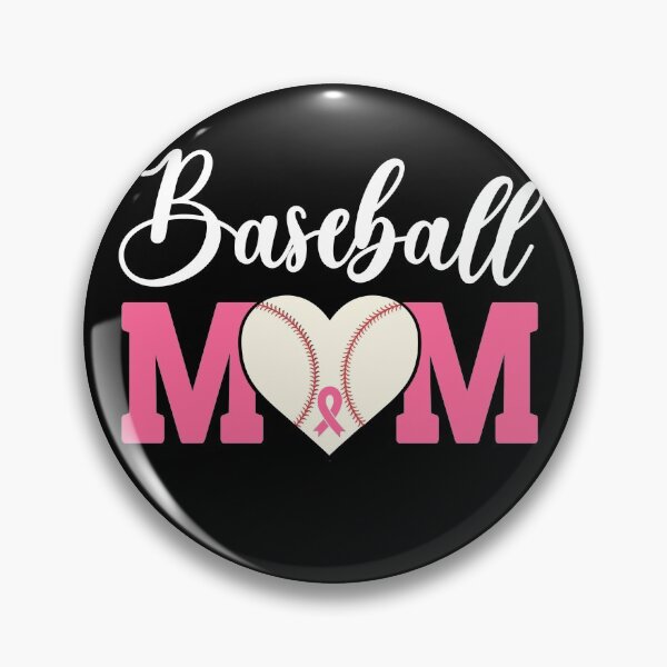Item preview, Baseball Mom Pink Ribbon Breast Cancer Awareness Fighters designed and sold by Gold Chicken.