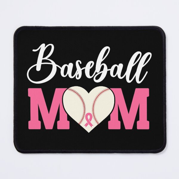 Item preview, Baseball Mom Pink Ribbon Breast Cancer Awareness Fighters designed and sold by Gold Chicken.