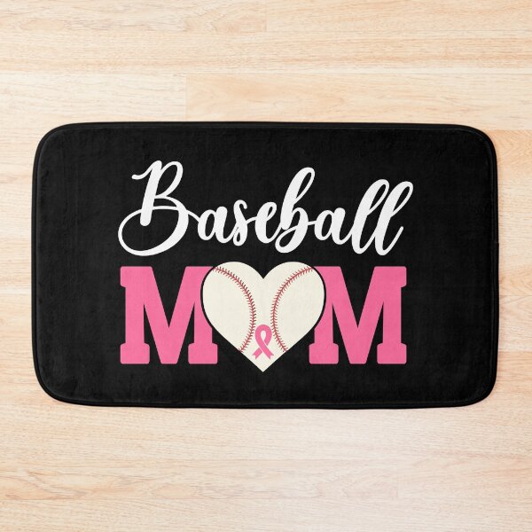 Item preview, Baseball Mom Pink Ribbon Breast Cancer Awareness Fighters designed and sold by Gold Chicken.