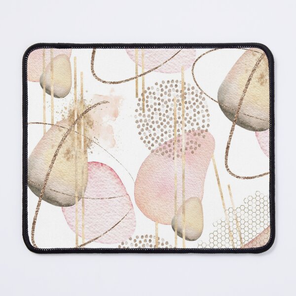 Item preview, Pink Gold & Beige Abstract designed and sold by Michelle Moss.