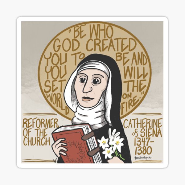 Catherine of Siena Sticker