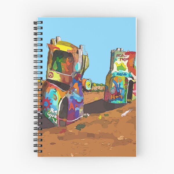 Item preview, Old cars buried in the dirt at Cadillac Ranch along old U.S. Route 66 - WelshDesigns designed and sold by welshdesigns.