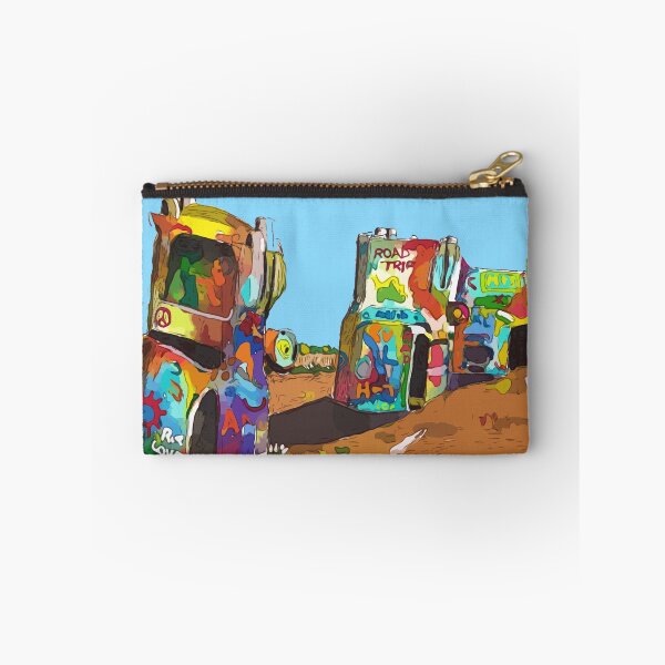 Item preview, Old cars buried in the dirt at Cadillac Ranch along old U.S. Route 66 - WelshDesigns designed and sold by welshdesigns.