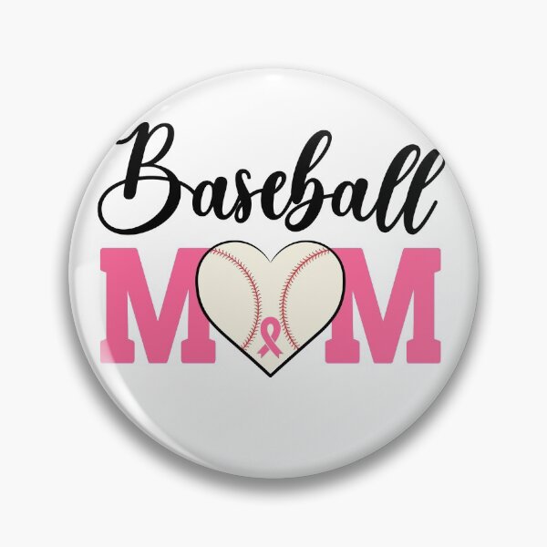 Item preview, Baseball Mom Pink Ribbon Breast Cancer Awareness Fighters designed and sold by Gold Chicken.