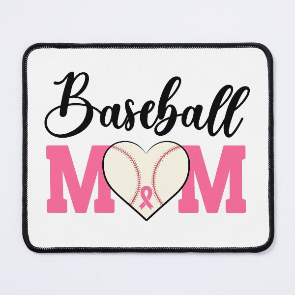 Item preview, Baseball Mom Pink Ribbon Breast Cancer Awareness Fighters designed and sold by Gold Chicken.
