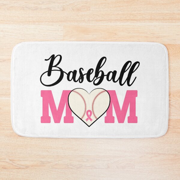 Item preview, Baseball Mom Pink Ribbon Breast Cancer Awareness Fighters designed and sold by Gold Chicken.