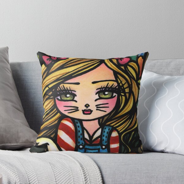 Item preview, Spooky Cute Halloween Girl Whimsical Halloween Art designed and sold by hannahlynnart.