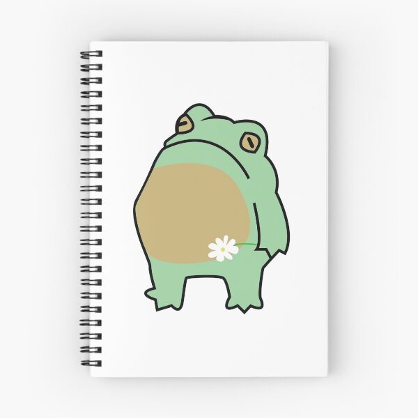 Item preview, frog with flower designed and sold by SKdarealshop.
