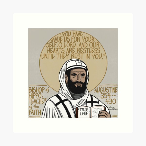 Augustine of Hippo Art Print