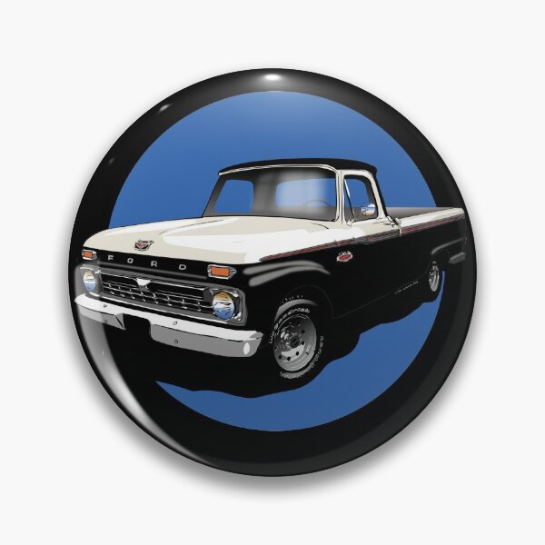 Item preview, 1966 Ford F100 Custom Cab - Black & White designed and sold by OldDawg.