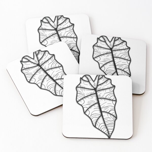 Item preview, Alocasia Houseplant Leaf Line Drawing designed and sold by makesbymiss.