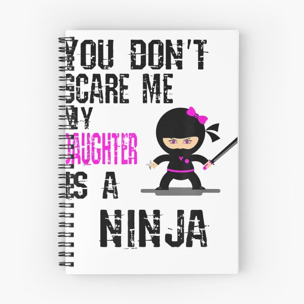 Item preview, NINJA DAUGHTER WH STAR AND SWORD ARE NOT ARED designed and sold by BumbOma.