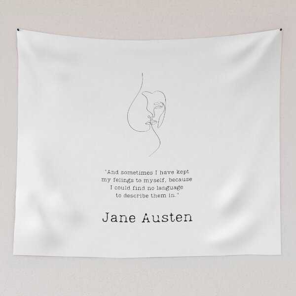 Item preview, "I have kept my feelings to myself" designed and sold by BookberryGarden.