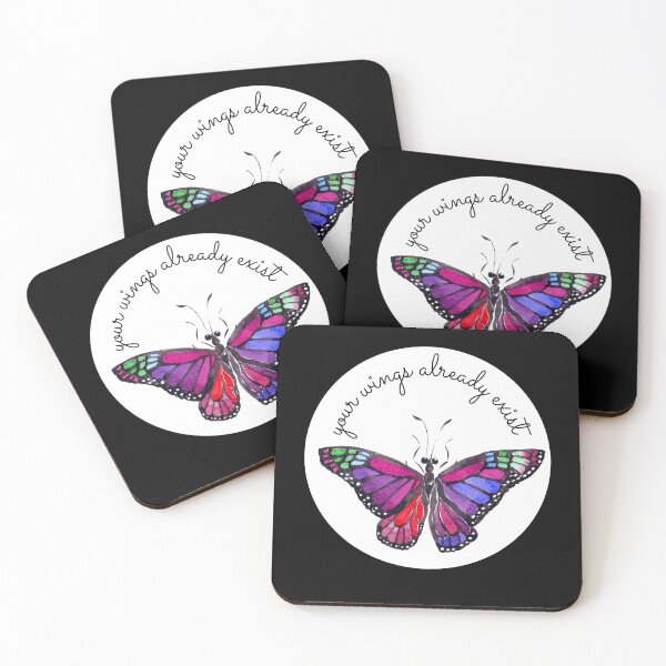 Item preview, Inspirational Quote Butterfly Sticker Self Care Gift designed and sold by memphishenna.