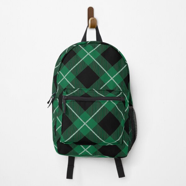 Item preview, Buffalo Plaid Green Black White Christmas Winter Pattern designed and sold by ZiesMerch.