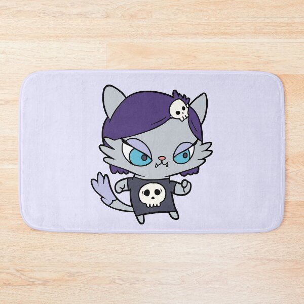 Item preview, Kawaii goth halloween cat designed and sold by TamGustam.