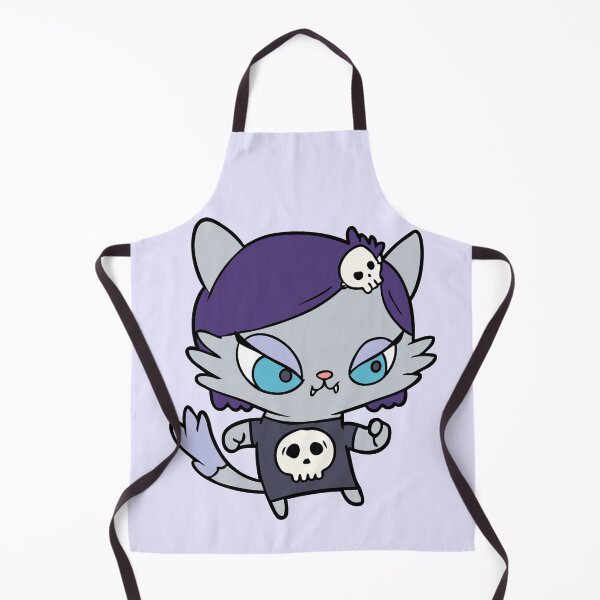 Item preview, Kawaii goth halloween cat designed and sold by TamGustam.