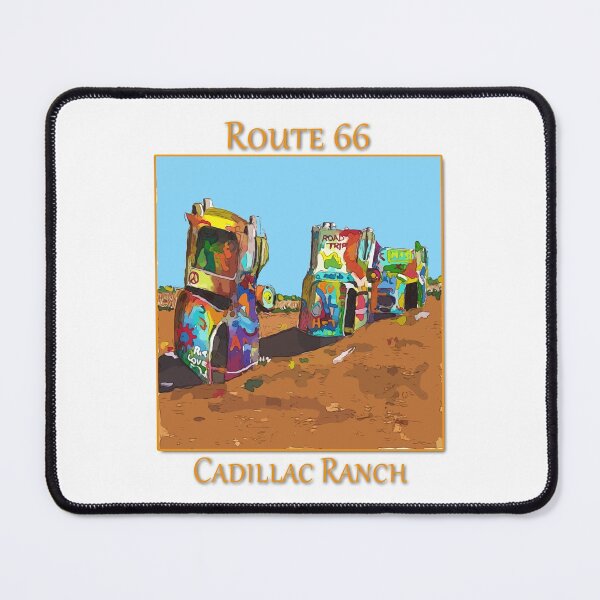 Item preview, Old cars buried in the dirt at Cadillac Ranch along old U.S. Route 66 - WelshDesigns designed and sold by welshdesigns.