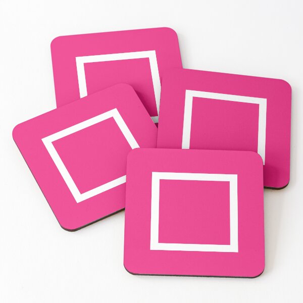 Item preview, Squid Game Pink Soldiers Square designed and sold by CreatorHub.