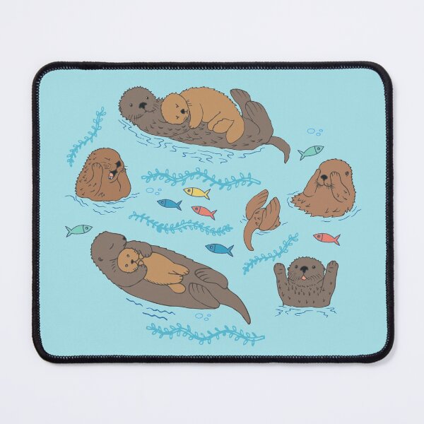 Item preview, Nutrias marinas: lindo patrón animal de Cecca Designs designed and sold by Cecca-Designs.