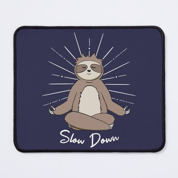 Item preview, Funny meditating sloth, yoga, spirituality. designed and sold by AllkindofShirts.