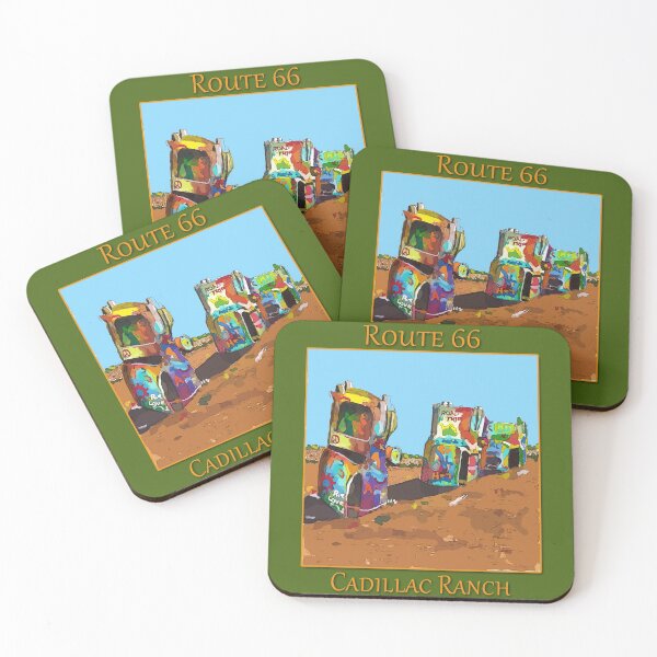 Item preview, Old cars buried in the dirt at Cadillac Ranch along old U.S. Route 66 - WelshDesigns designed and sold by welshdesigns.