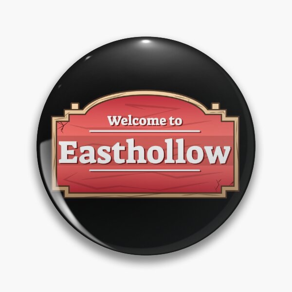 Item preview, Easthollow Town Sign from Not It: Spookiest Edition designed and sold by WaddlingTech.