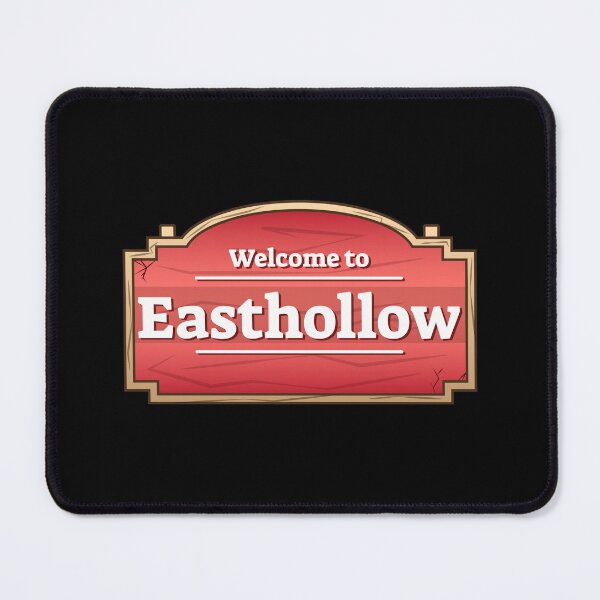 Item preview, Easthollow Town Sign from Not It: Spookiest Edition designed and sold by WaddlingTech.