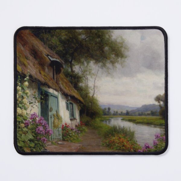 Item preview, A Riverside Cottage - Louis Aston Knight Riverside Cottage Artwork designed and sold by molamode.