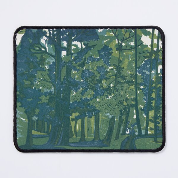 Item preview, Dusk in the Gardens - Linocut by Francesca Whetnall designed and sold by Cecca-Designs.