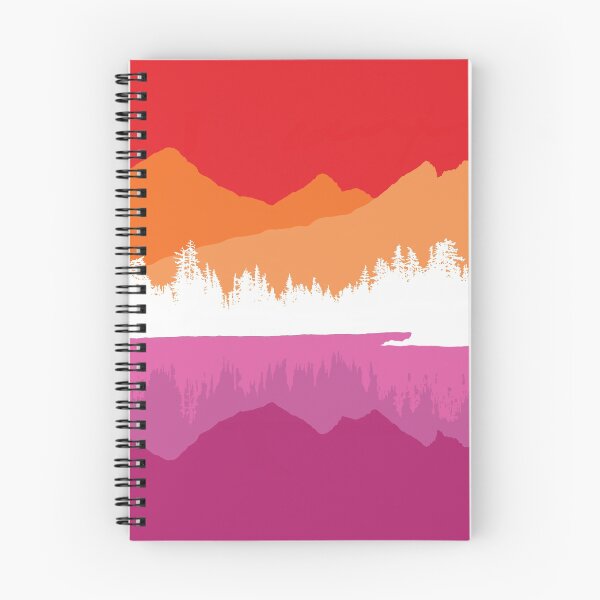 Item preview, Sisters Mountains Oregon Lesbian Flag designed and sold by krewsonk.