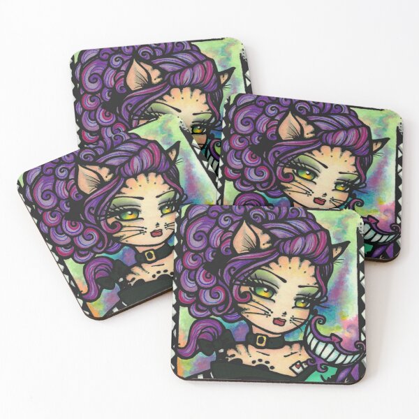 Item preview, Miss Cheshire Cat from Alice in Wonderland Fantasy Art designed and sold by hannahlynnart.