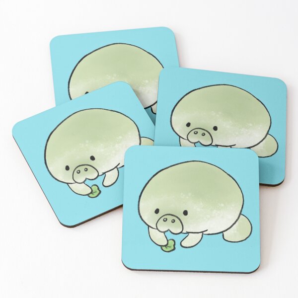 Item preview, Cute Sea Potato Manatee designed and sold by ManonDeLArt.