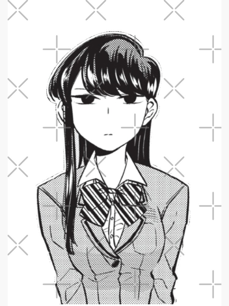 komi san manga panel | Greeting Card