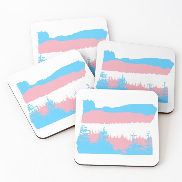 Item preview, Saddle Mountain Oregon Trans Pride Flag designed and sold by krewsonk.
