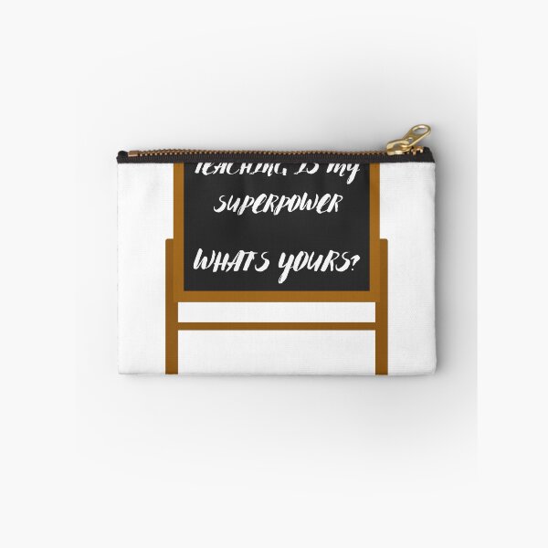 Item preview, Teaching Is My Superpower What's Yours Black Board designed and sold by LuckyKermit.