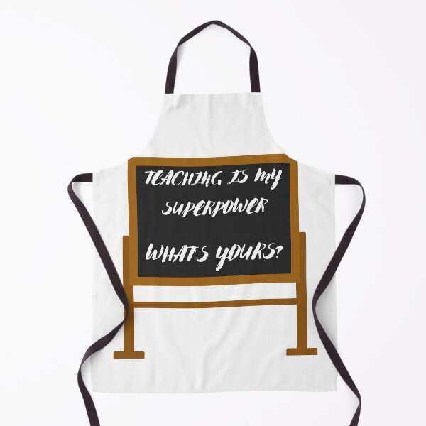 Item preview, Teaching Is My Superpower What's Yours Black Board designed and sold by LuckyKermit.
